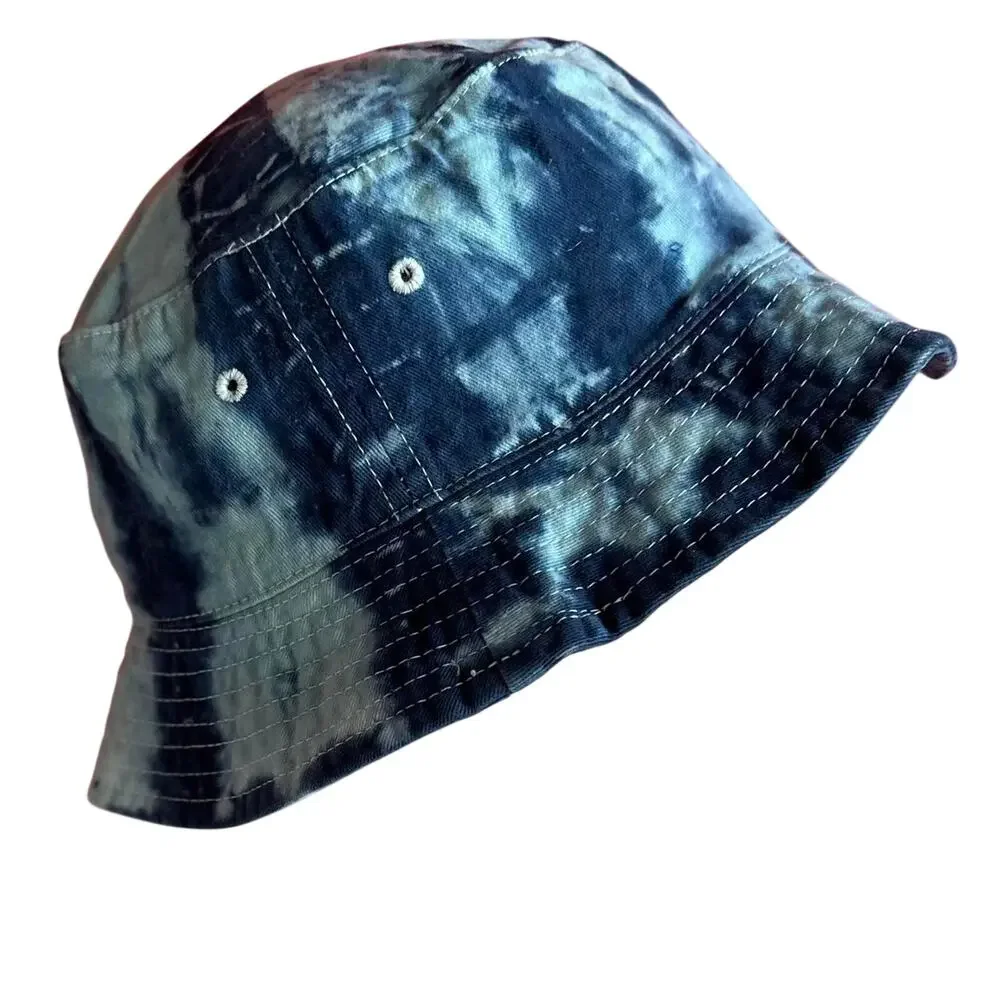 Brand New Tie Dye Blue Bucket Hat - Picture 2 of 8